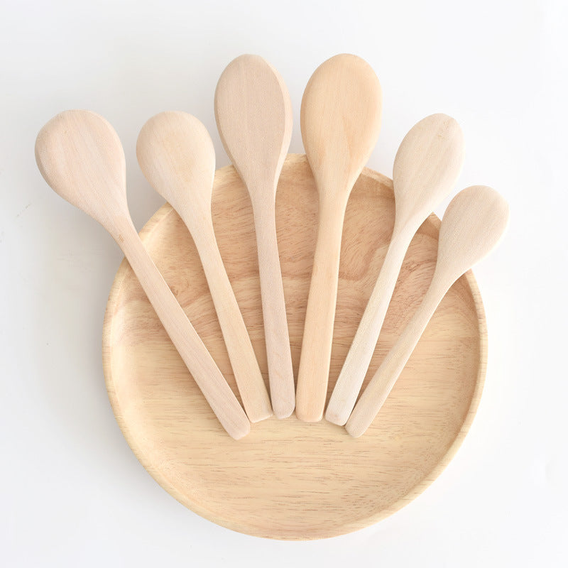 Natural Wooden Cooking Spoons – Eco-Friendly Kitchen Utensils for Cooking and Serving