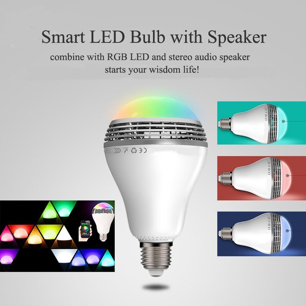 Creative Home LED Smart Bluetooth Speaker E27 Bulb Light