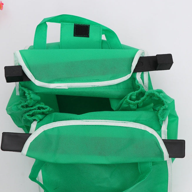 Reusable Shopping Cart Bag with Handles – Foldable, Eco-Friendly, and Heavy-Duty